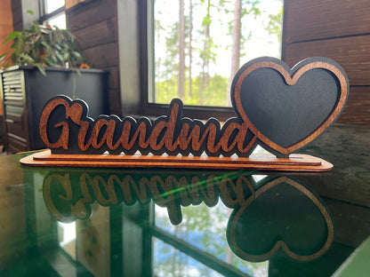 Grandma's Heart Photo Frame