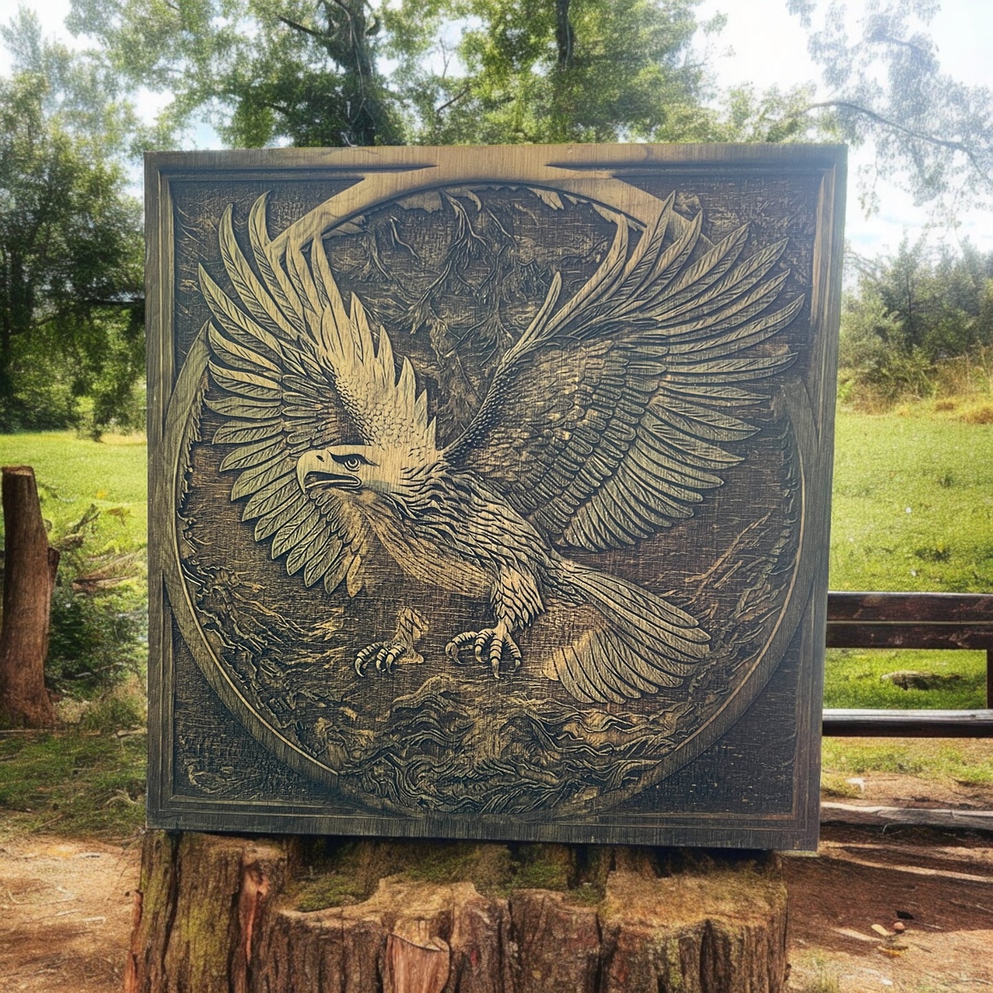 Soaring Majesty Eagle Plaque