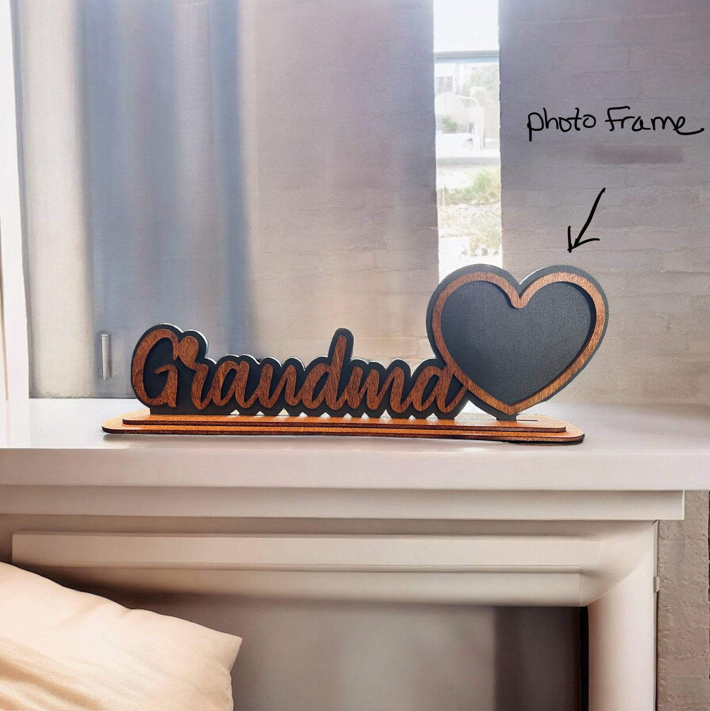 Grandma's Heart Photo Frame