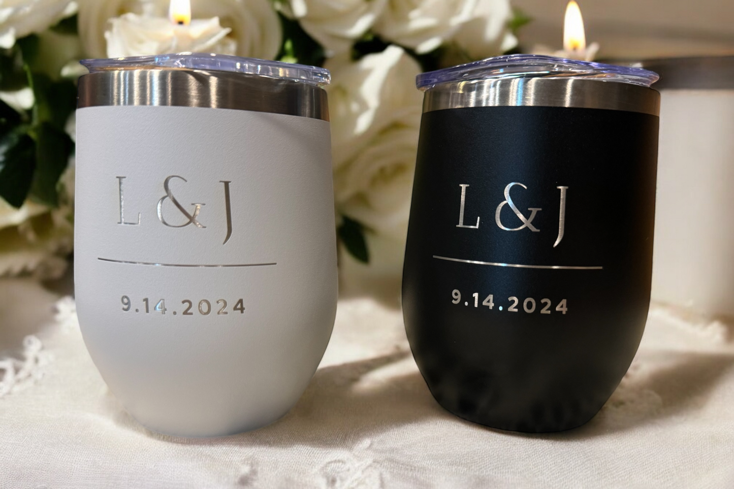 Event personalized wine tumblers