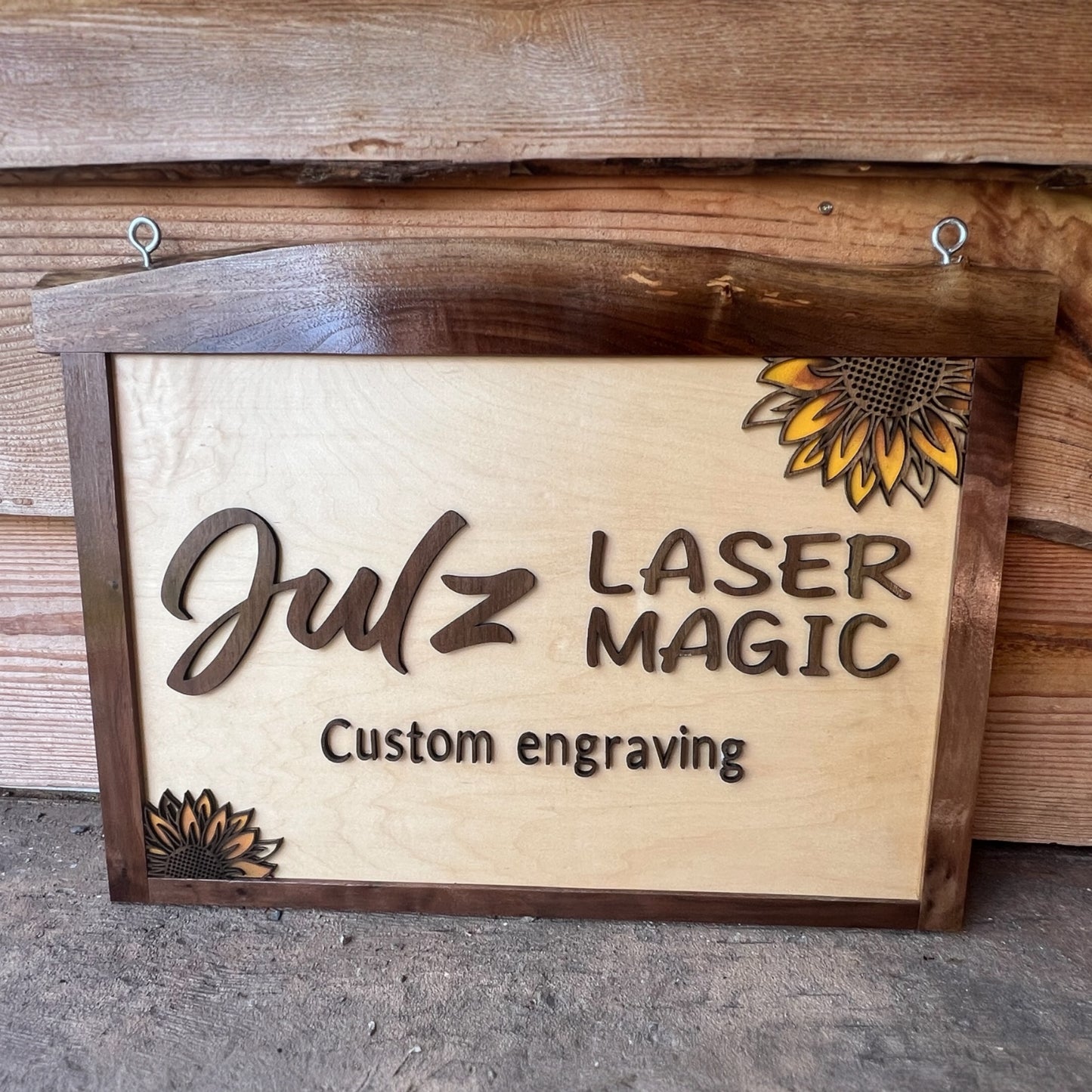 Custom Laser Engraved & Cut Sign